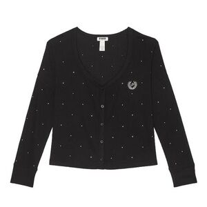 PINK Victoria's Secret Black Ribbed Apparel